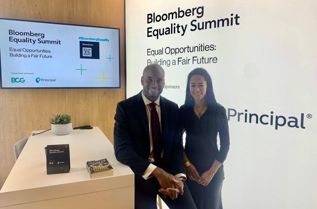 Kadiatu and Samuel Etienne at the Bloomberg UK Equality Summit